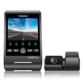 VIOFO A229 Pro Tele 2CH 4K HDR Front+2K HDR Telephoto Camera with 4x Optical Zoom, Dual Sony STARVIS 2 Sensors, Smart Voice Control, Capture Details From a Distance