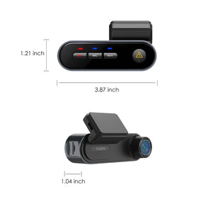 VIOFO WM1 2K Quad HD 1440P 30FPS Smaller WiFi GPS Dashcam with Sony STARVIS IMX335 Sensor