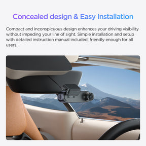 VIOFO WM1 2K Quad HD 1440P 30FPS Smaller WiFi GPS Dashcam with Sony STARVIS IMX335 Sensor