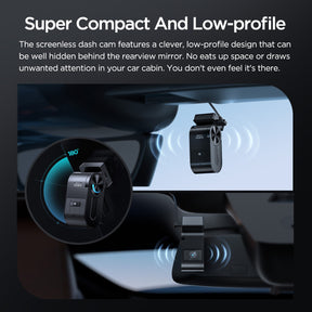 VIOFO VS1 Mini 2K HDR with Sony STARVIS 2 IMX675 Sensor 5GHz Wi-Fi Voice Control GPS Dash Cam with Free 32GB MicroSD Card
