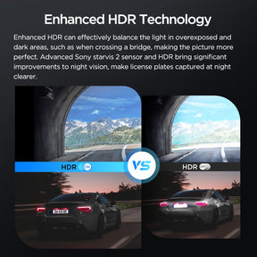 VIOFO VS1 Mini 2K HDR with Sony STARVIS 2 IMX675 Sensor 5GHz Wi-Fi Voice Control GPS Dash Cam with Free 32GB MicroSD Card