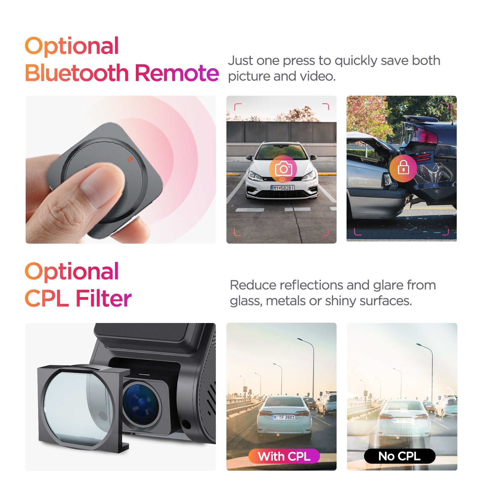 VIOFO A119 MINI 2 Voice Control 2K 60fps 5GHz WiFi Dash Camera with Sony STARVIS 2 Image Sensor HDR Super Night Sensibility