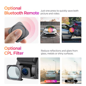 VIOFO A119 MINI 2 Voice Control 2K 60fps 5GHz WiFi Dash Camera with Sony STARVIS 2 Image Sensor HDR Super Night Sensibility