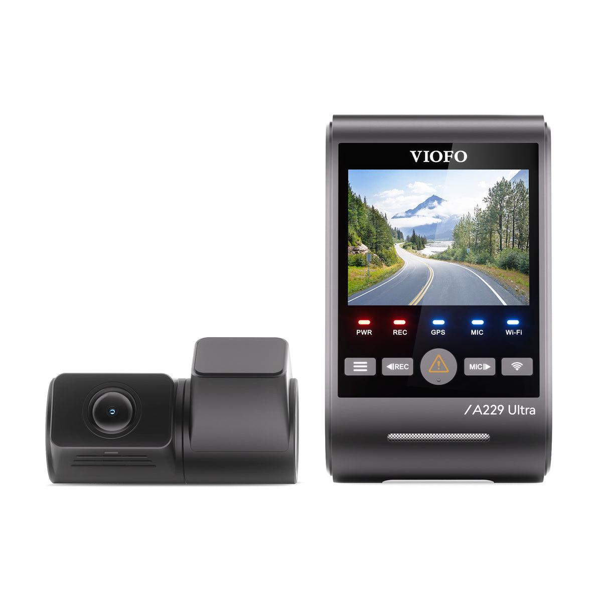 VIOFO A229 Ultra 2CH 4K Front+4K Rear Dashcam with Dual Sony STARVIS 2 Sensors, 2-Channel 4K HDR, Ultra Fast 5GHz Wi-Fi & Precise GPS, Smart Voice Control